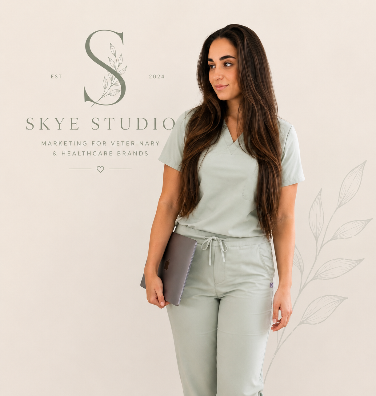 Tayla Forbes working on veterinary marketing strategy